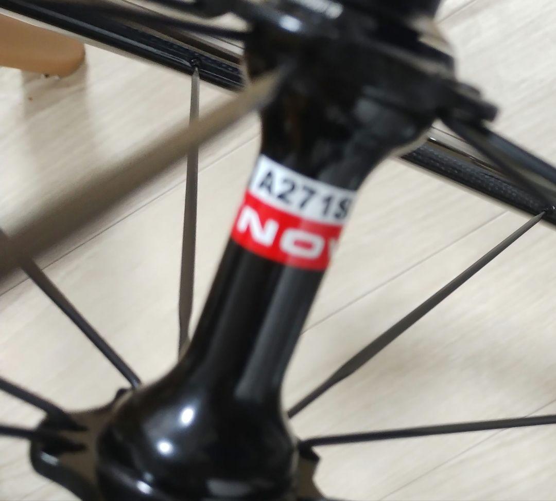 新品未使用　カーボン　チューブラー　ホイール前後リムブレーキ