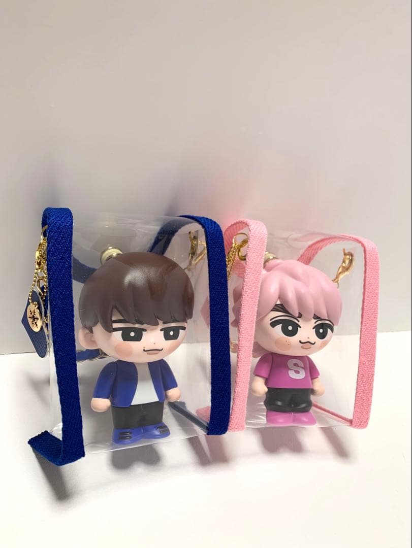 ★AYAKO★　すのチルソフビポーチ　青　ピンク　Man