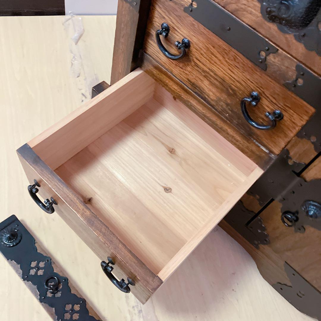 民芸家具　車箪笥民　和箪笥 からくり箪笥 昭和レトロ 和 アンティーク