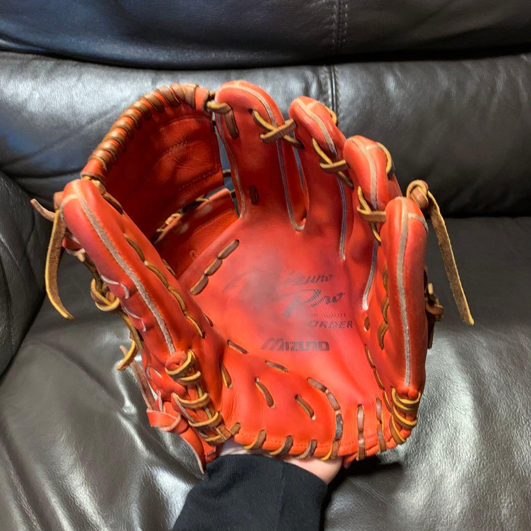 ミズノプロ　硬式オーダー　内野手用グローブ
