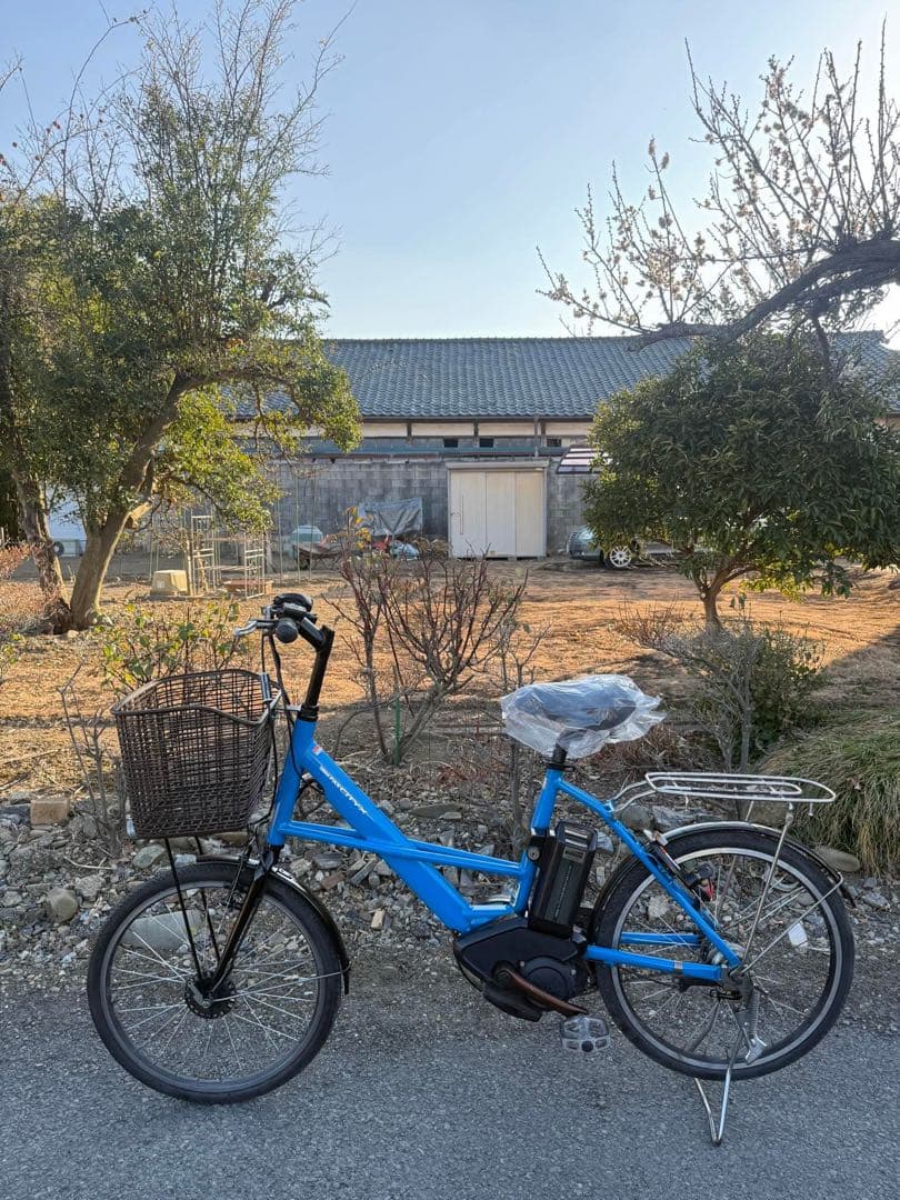 電動アシスト自転車 ブラック バスケット付き