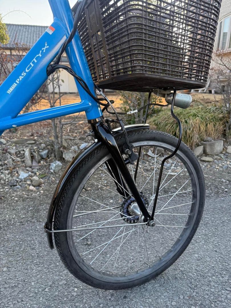 電動アシスト自転車 ブラック バスケット付き