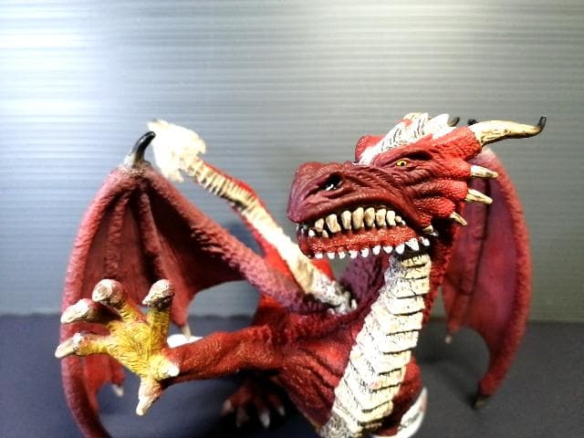 正規品タグ付き シュライヒ エルド ドラゴン (ウォリアー) 口開閉ギミック付き