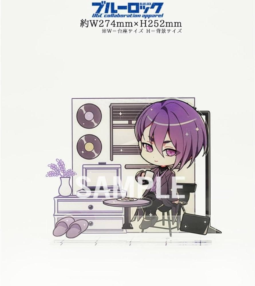 ブルーロック 御影玲王 UGCコラボアパレル BIGアクリルスタンド Wセット