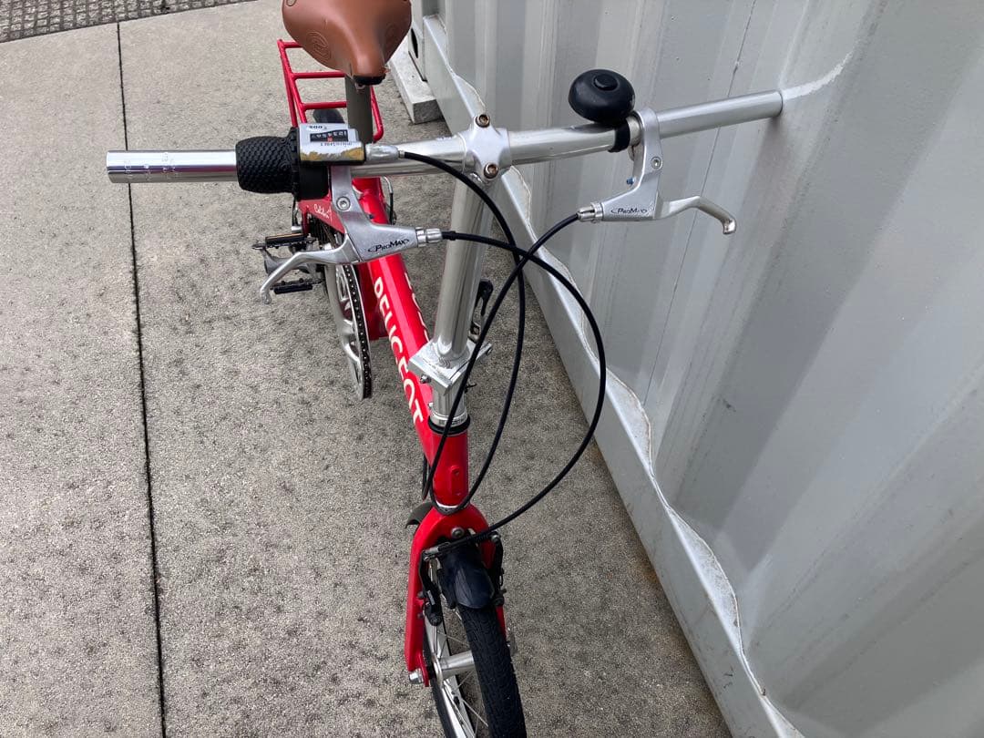 PEUGEOT 折りたたみ自転車 レッド