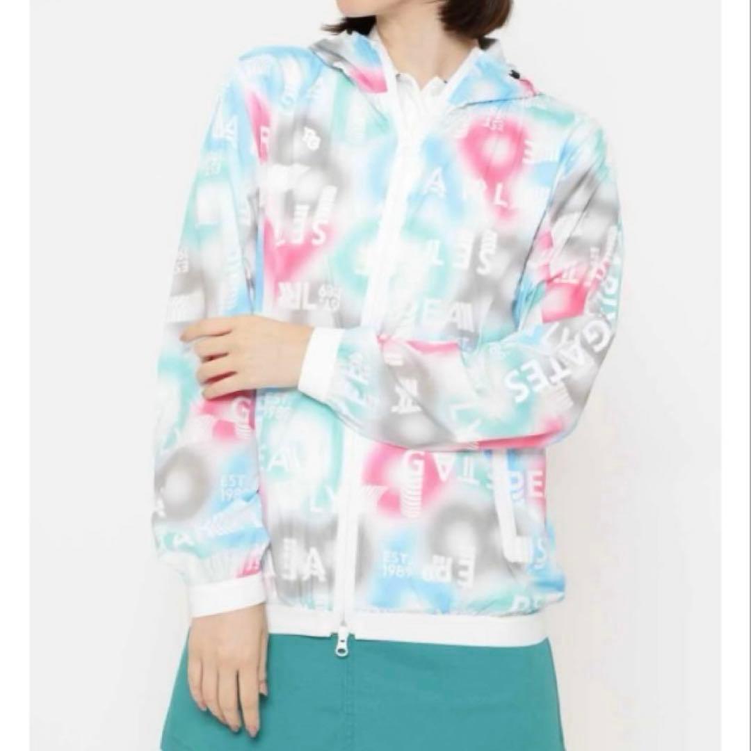 【40,700円 新品】パーリーゲイツ グラデーション柄 撥水 ジップブルゾン