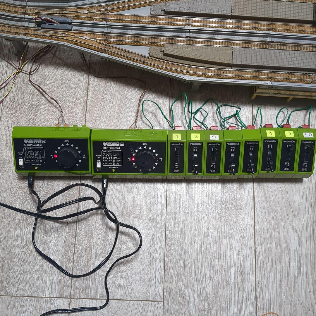 複線立体交差、高架駅レールセット