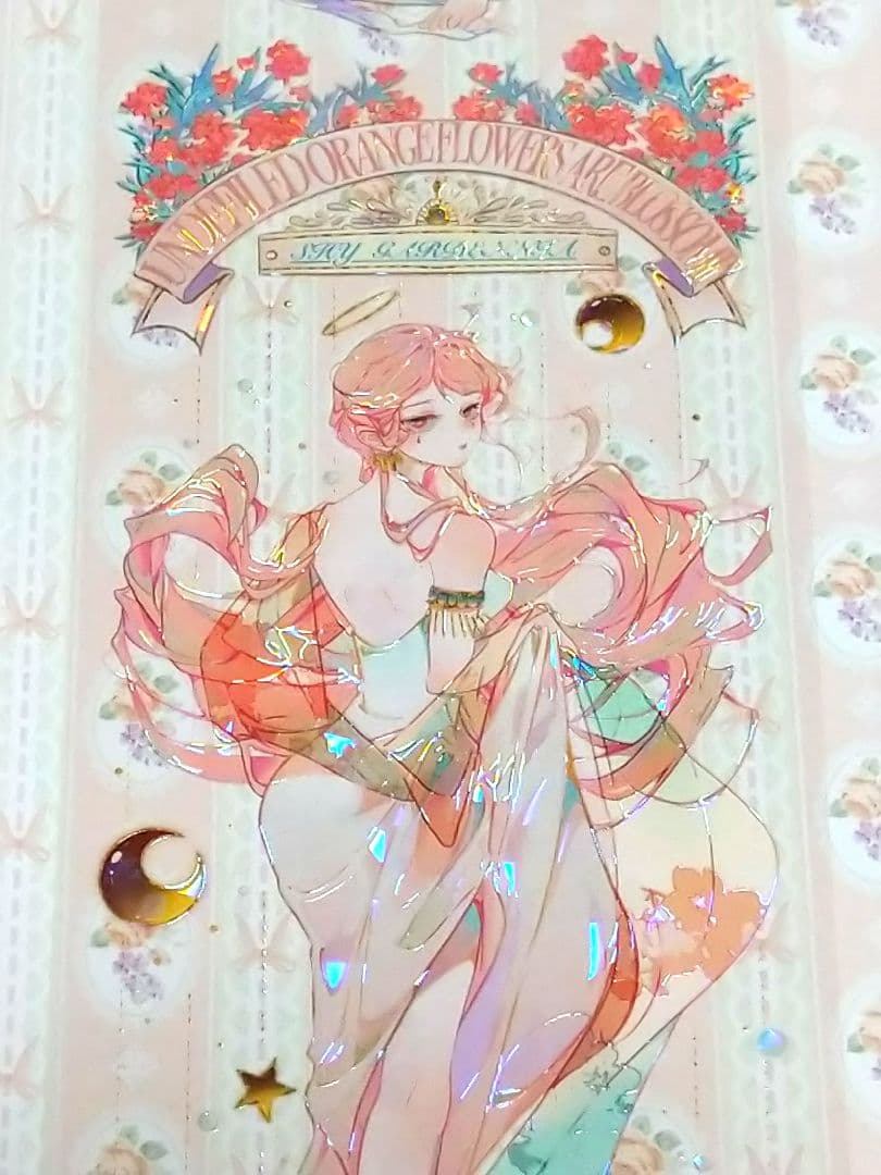 J963＃圣女祈愿(贝壳光)三毛喵切り売り海外人物マステ女の子