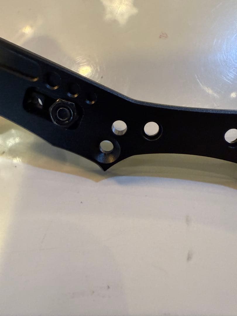 オーバードーズ アジャスタブルアルミリアショックタワー美品黒レア品