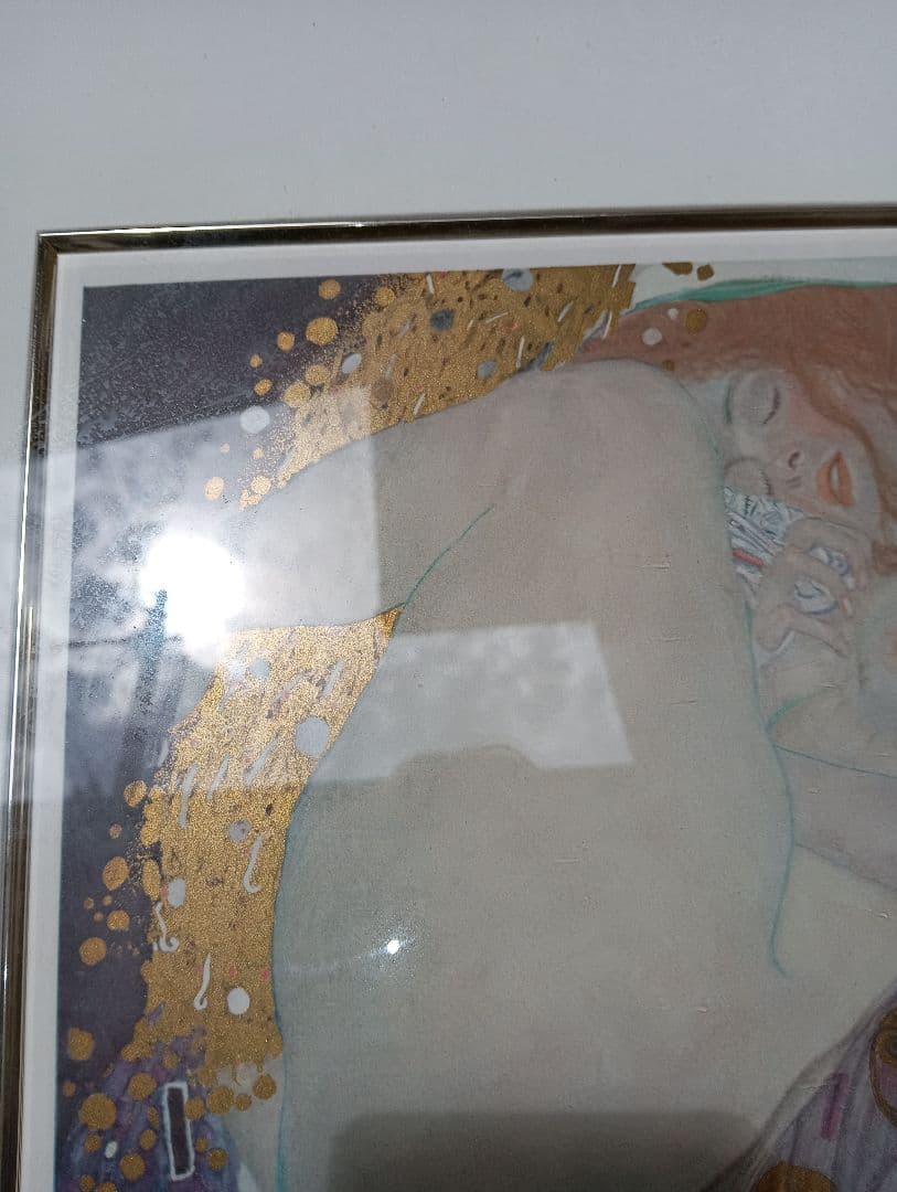 グスタフ・クリムト 《ダナエ》リトグラフ 約50x50cm