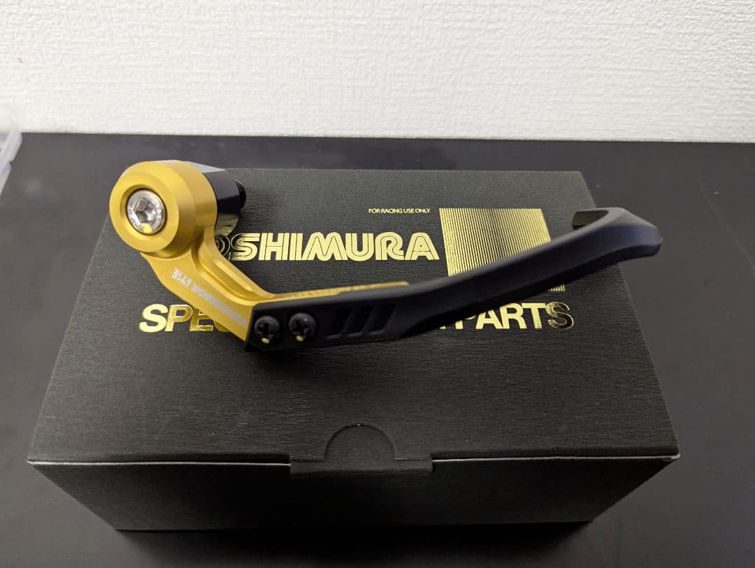 け*ん様 ヨシムラ ブレーキレバーガード ゴールド GSX-R1000R