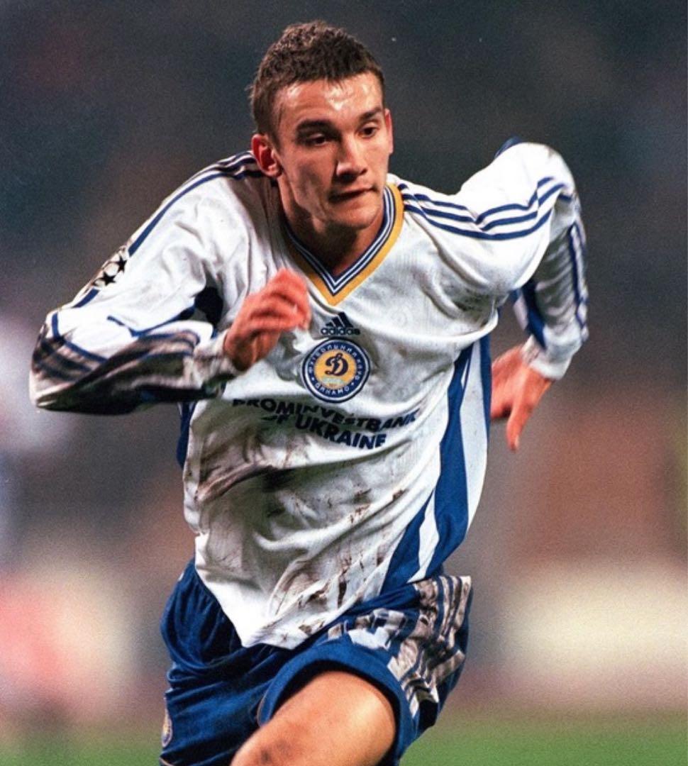 1998-99 ディナモキエフ チャンピオンズリーグ仕様 シェフチェンコ#10