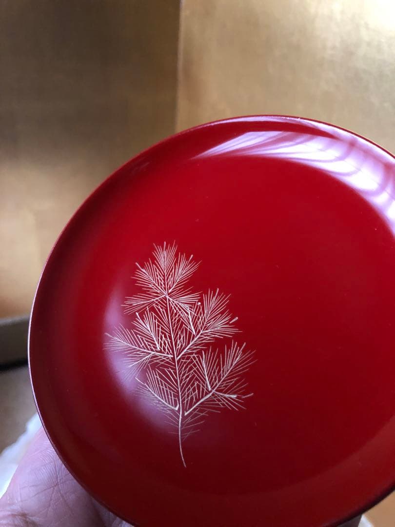 沈金　盃　五カ月　喜平作