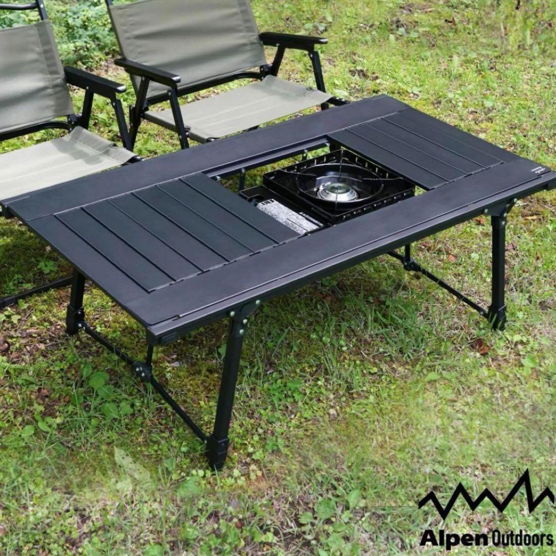 新品 アルペンアウトドアーズ アルミユニットテーブル 110