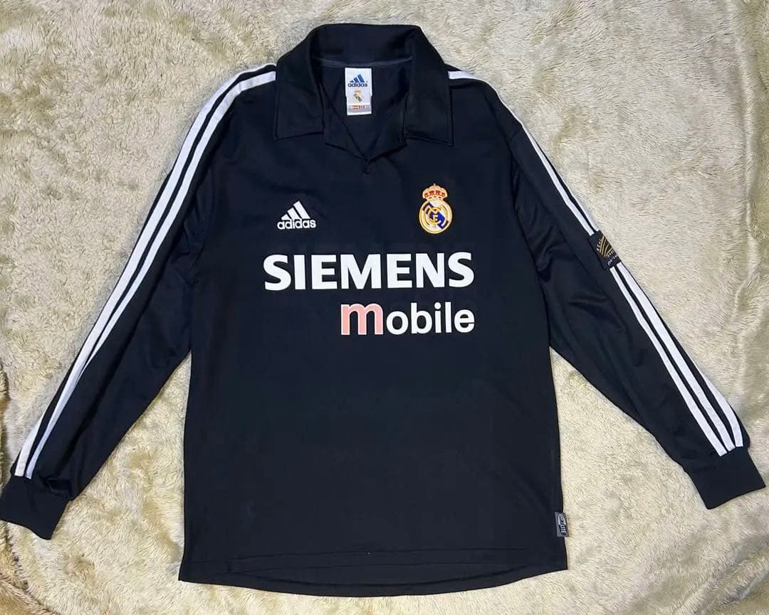アディダス　レアルマドリード　02/03 100周年　長袖　ユニフォーム