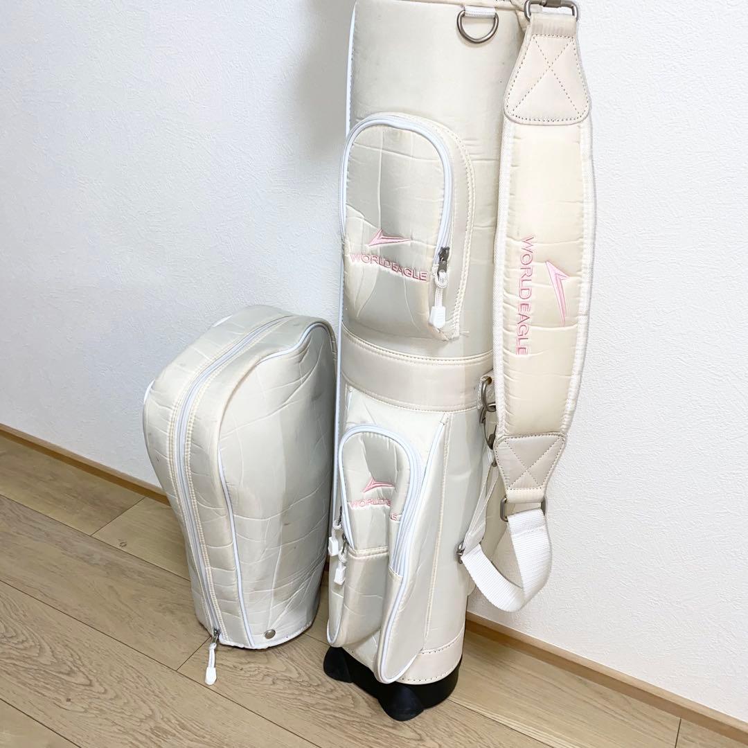 格安☆レディース用ゴルフクラブセット ワールドイーグル☆キャディバッグ付☆初心者