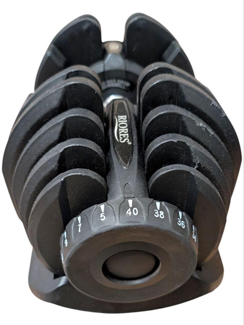 RIORES 可変式ダンベル 5〜40kg 2個同時購入①