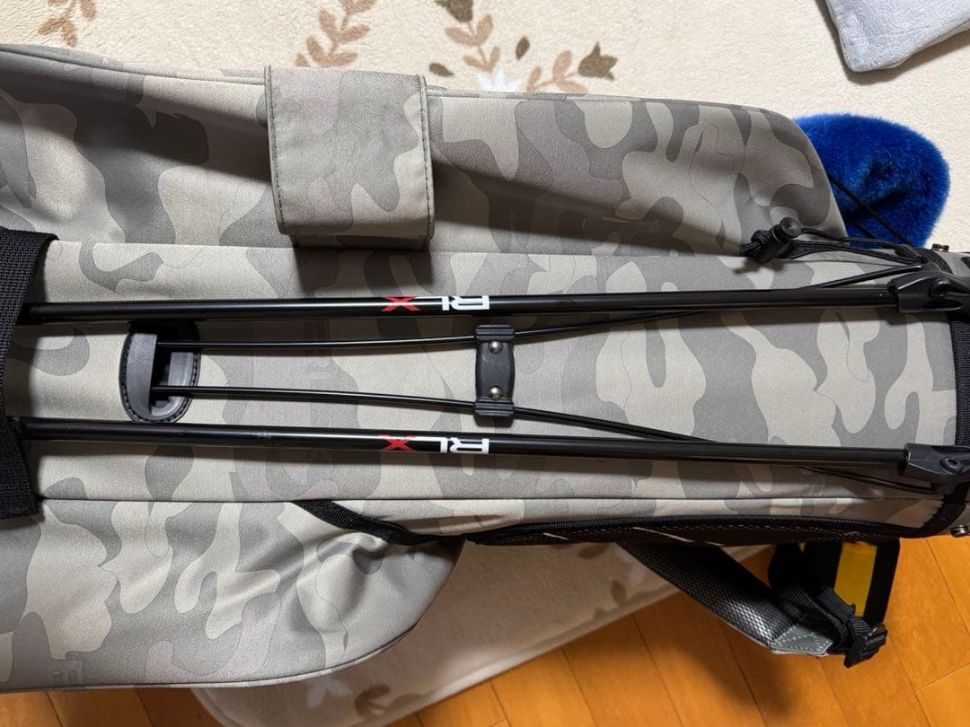 【美品】POLO GOLF RLX CAMO2.0 スタンドキャディバッグ