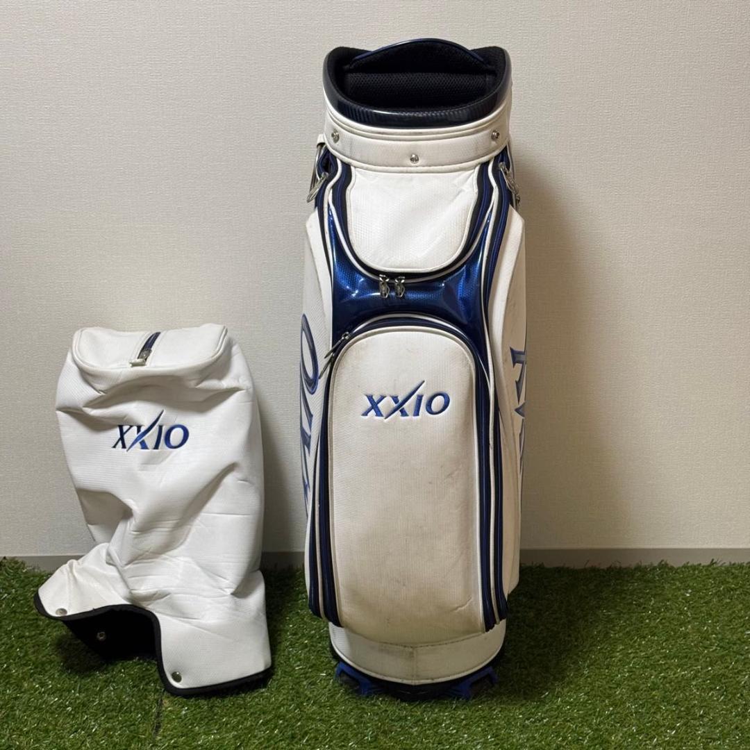 ダンロップ XXIO ゼクシオ キャディバッグ ゴルフバッグ ホワイト