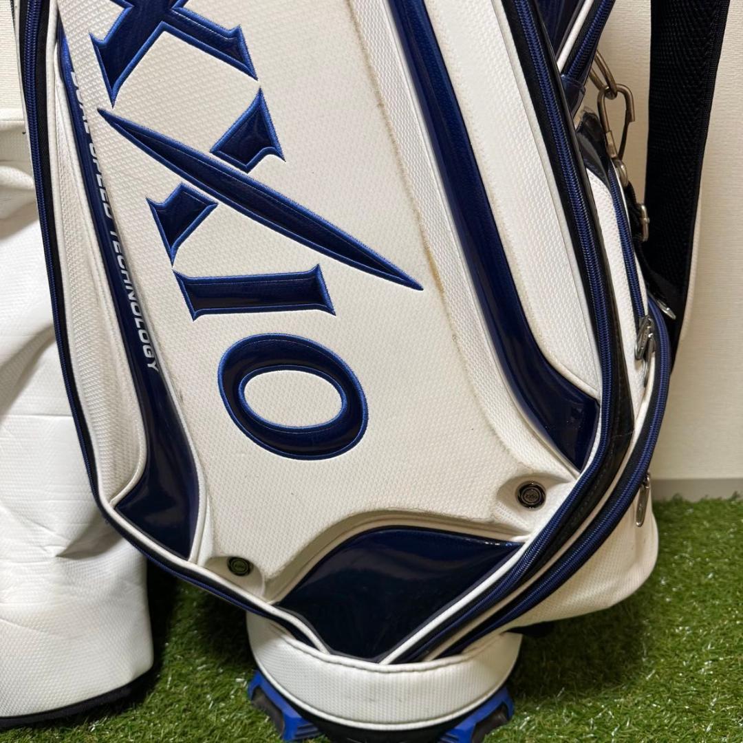 ダンロップ XXIO ゼクシオ キャディバッグ ゴルフバッグ ホワイト