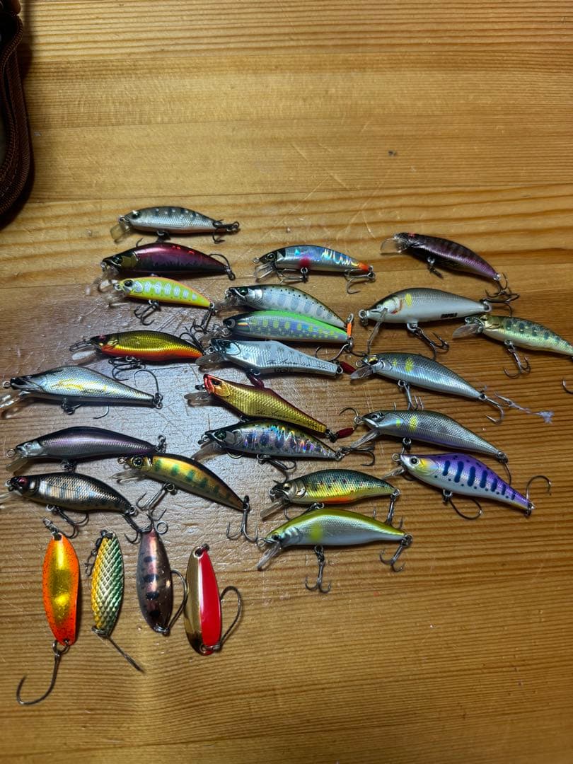 渓流ルアー　アルボル　カスケット　レイチューン等