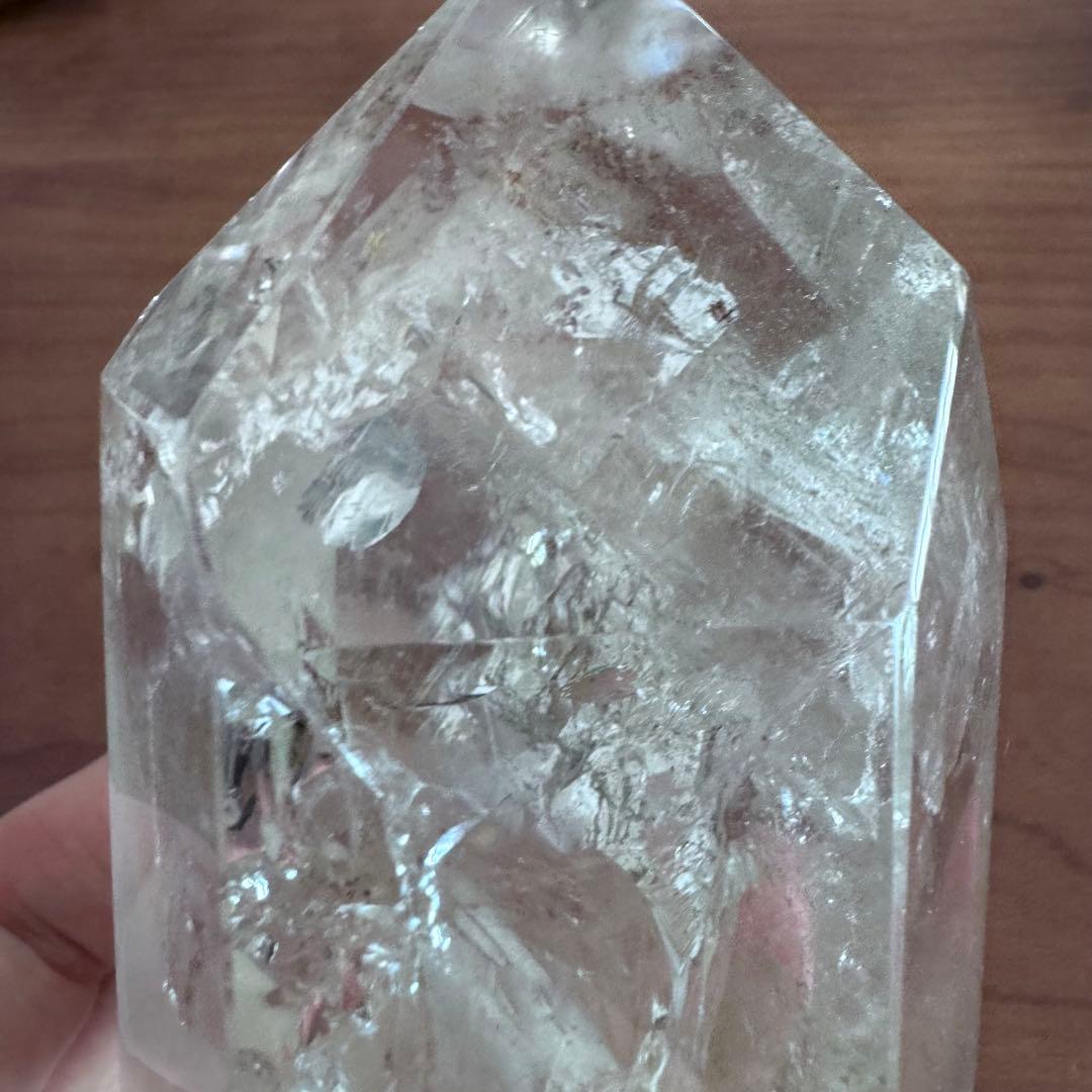 クォーツインクォーツ　フリーフォーム　虹　ファントム多数