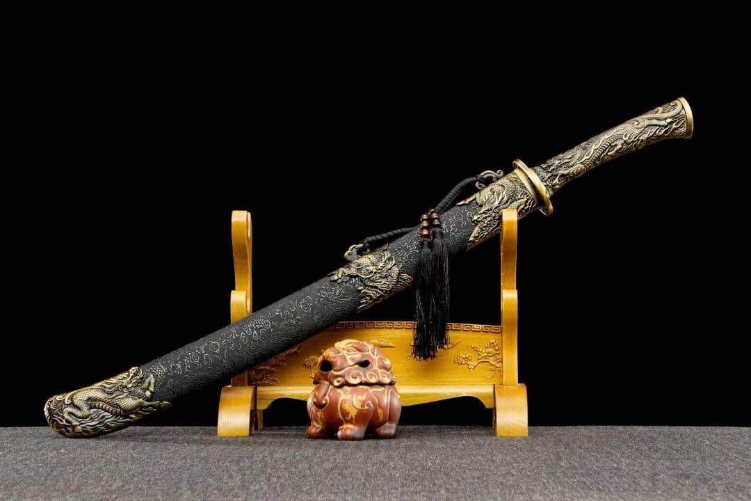 狂龍戦刀-高性能マンガン鋼 古兵器 武具　刀装具　日本刀　模造刀 居合刀