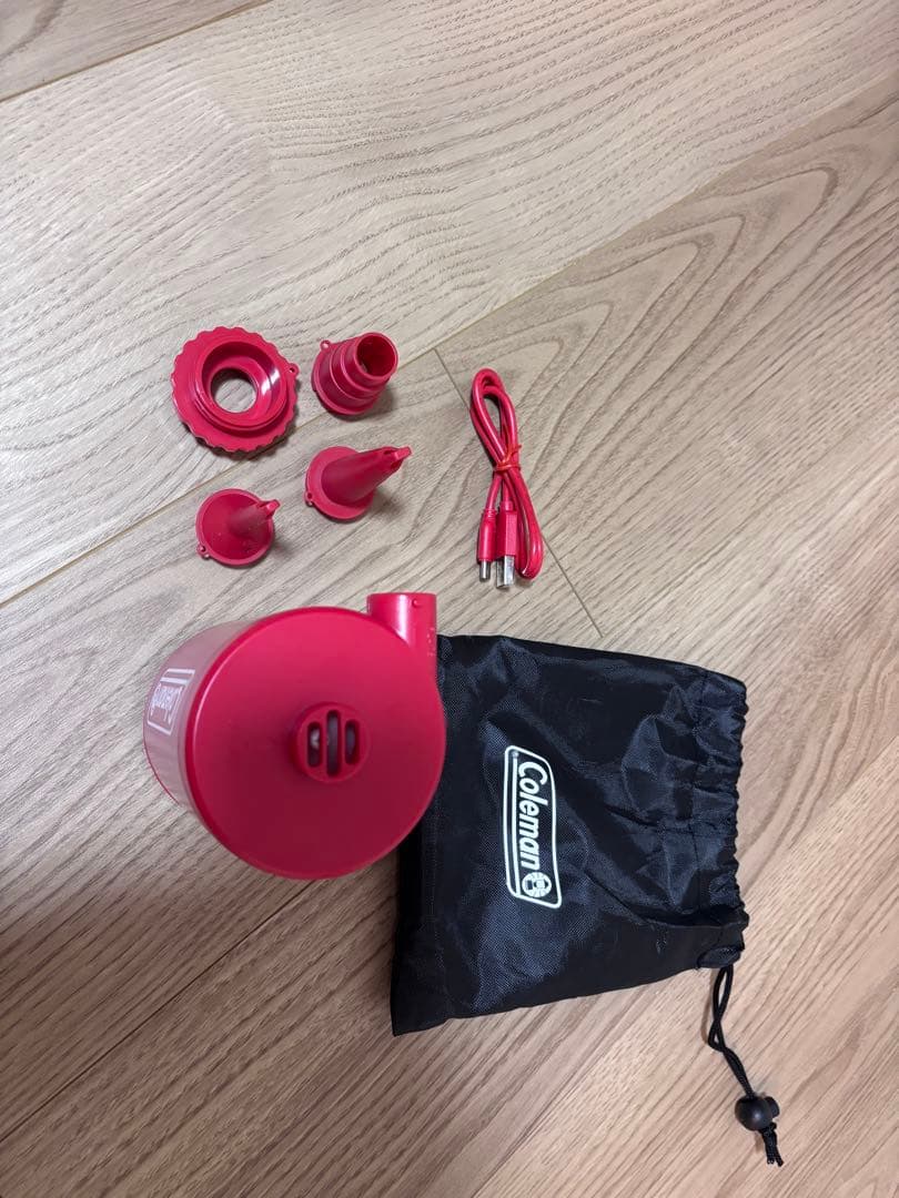 コールマン　インフレーターマット　シングル　ダブル　モバイルポンプ