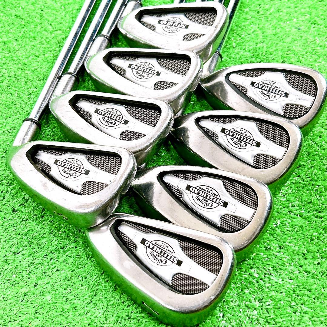 キャロウェイ　X14 Pro　メンズアイアンセット　ゴルフクラブ　フレックスS