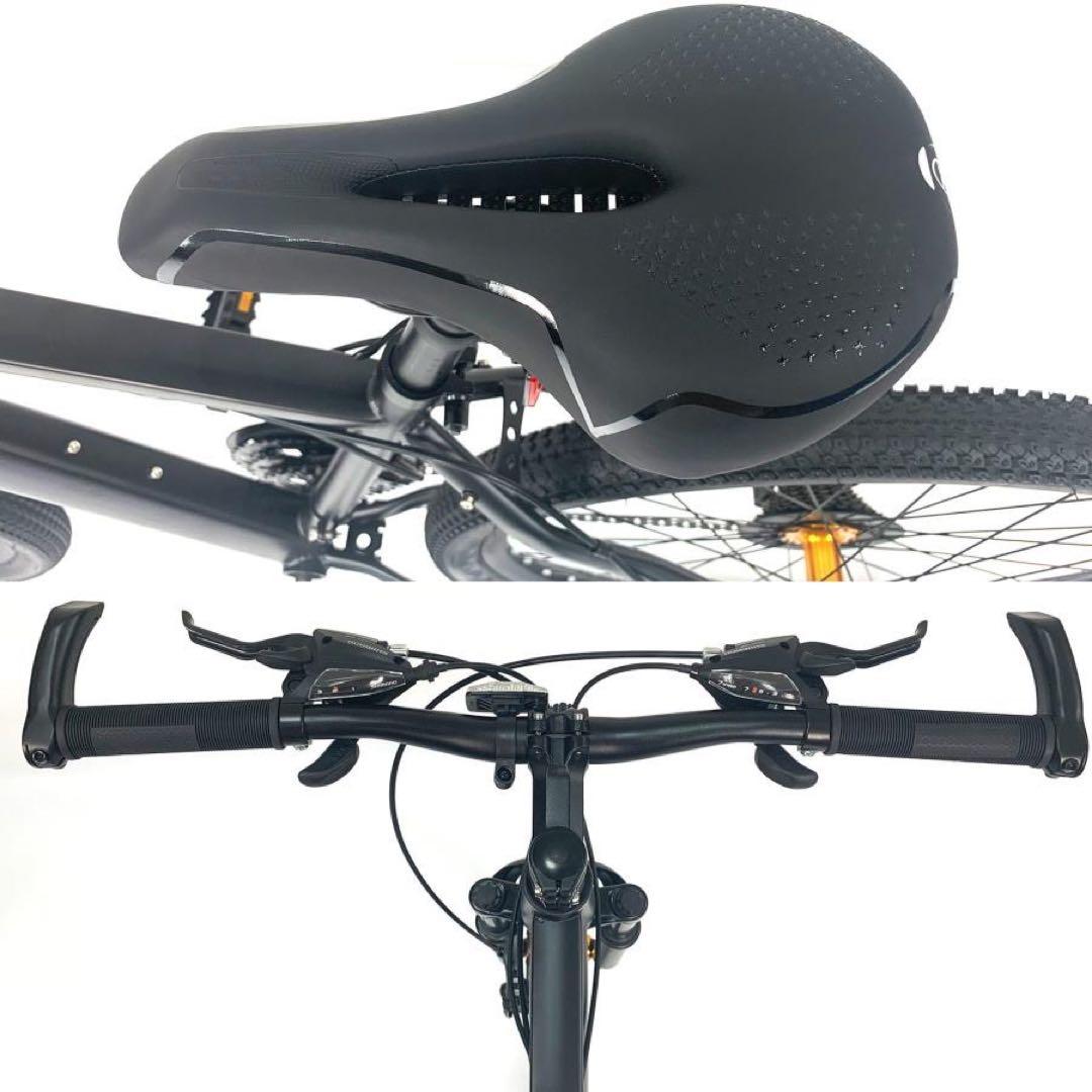 マウンテンバイク 26インチ タイヤ 軽量 自転車 アウトドア バイク　ブラック