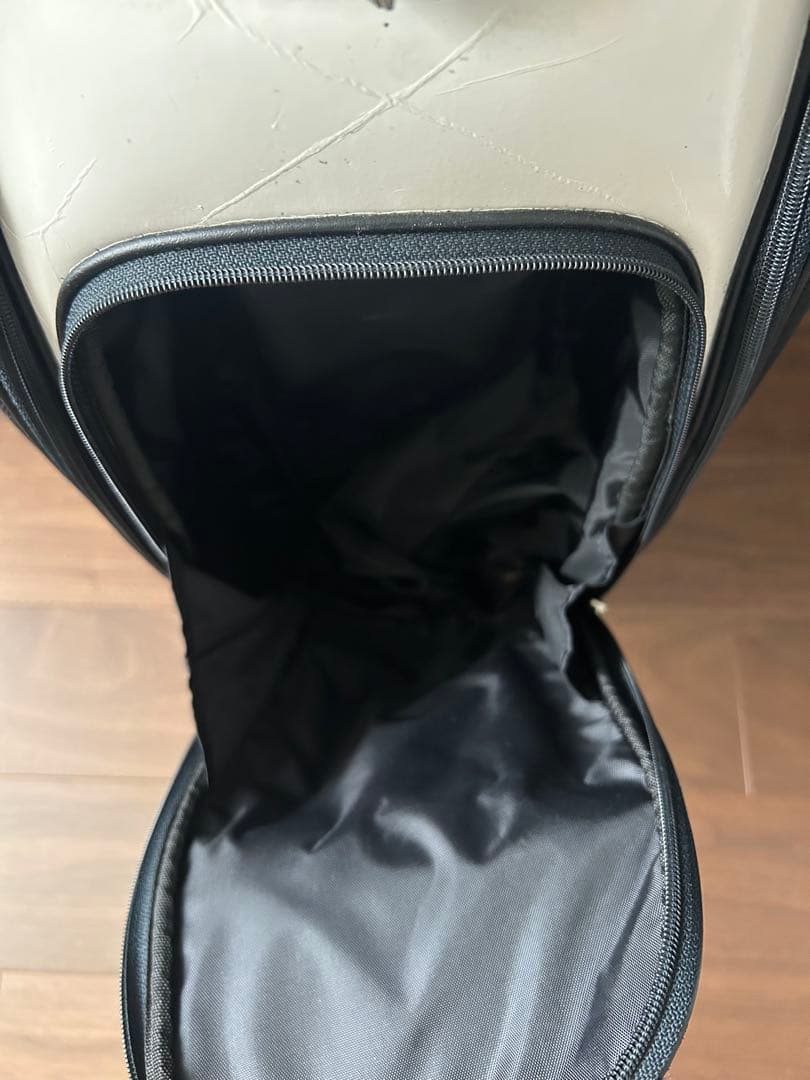 adidas キャディバッグ 黒/白