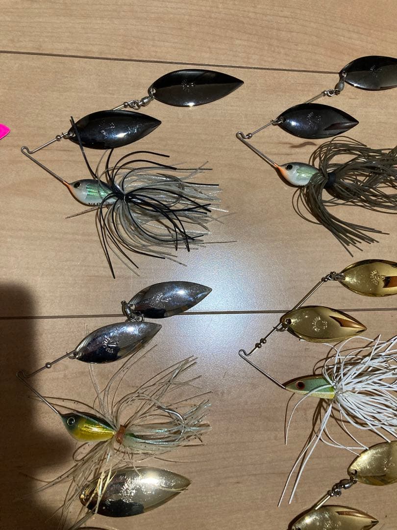 《お買い得大量セット》 スピナーベイト 21個　ジャッカル エバーグリーン