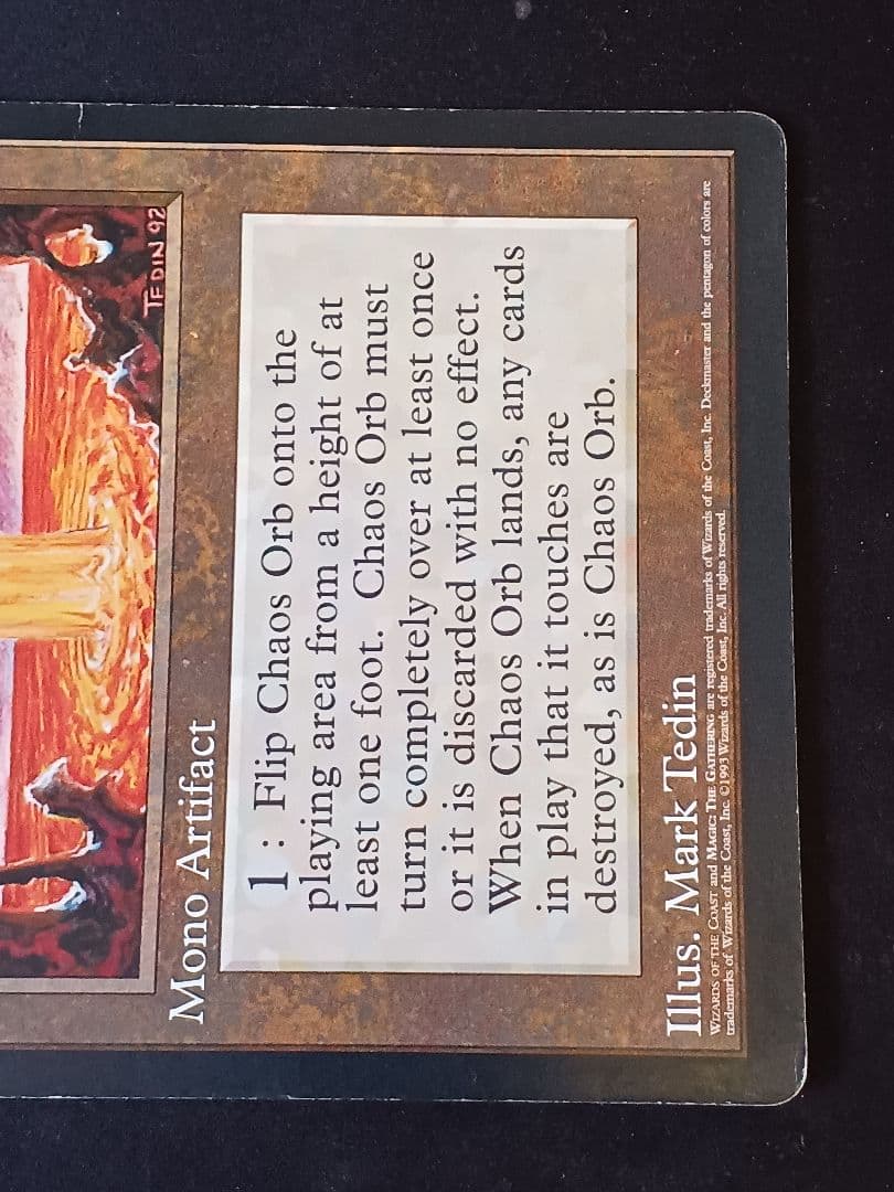 【大判カード】Chaos Orb　プロモーションカード