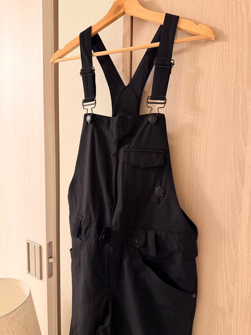 ボルコム　スノーボード　オーバーオール　ブラック