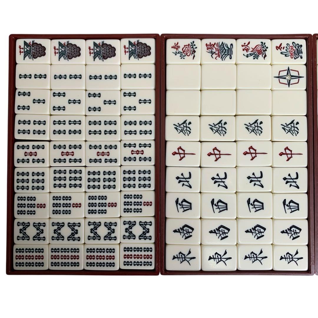 任天堂ヤクマン 麻雀牌セット 重量牌 希少 役満　ダイヤ牌 JUNK MAT付