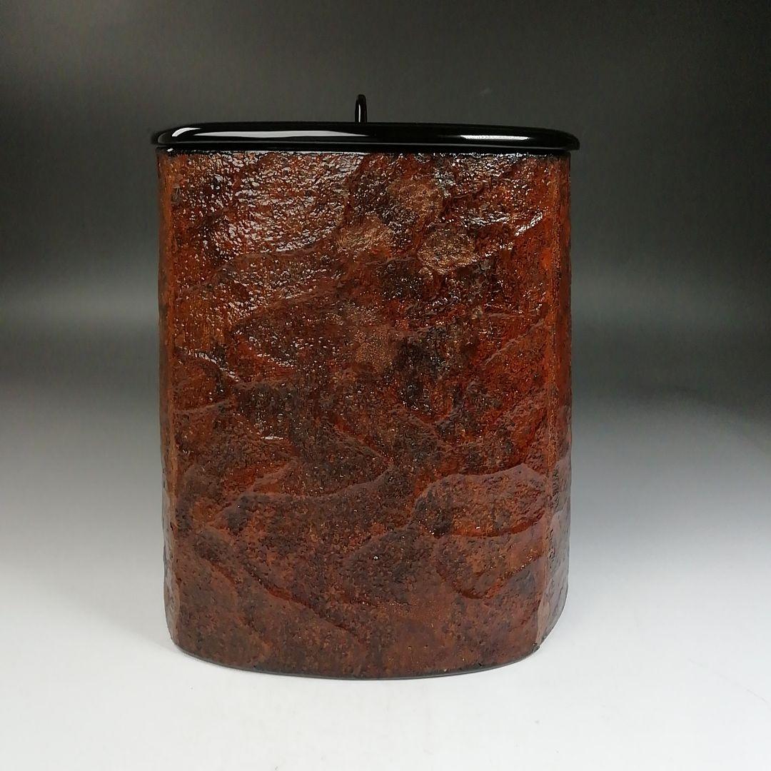 Ｗ１９２　水指　『輪島塗　水指』　共箱　茶道具