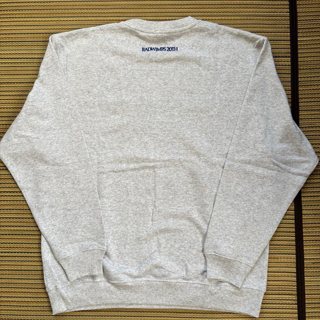 RADWIMPS 20周年　特別展 コラージュ スウェット グレー　XLサイズ