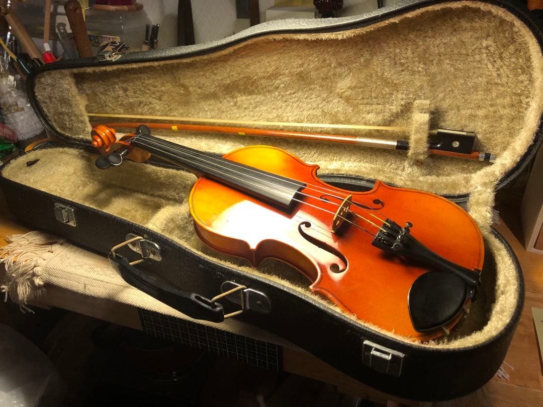 【駒&魂柱調整済】Suzuki分数バイオリンNo280 1/8 1991