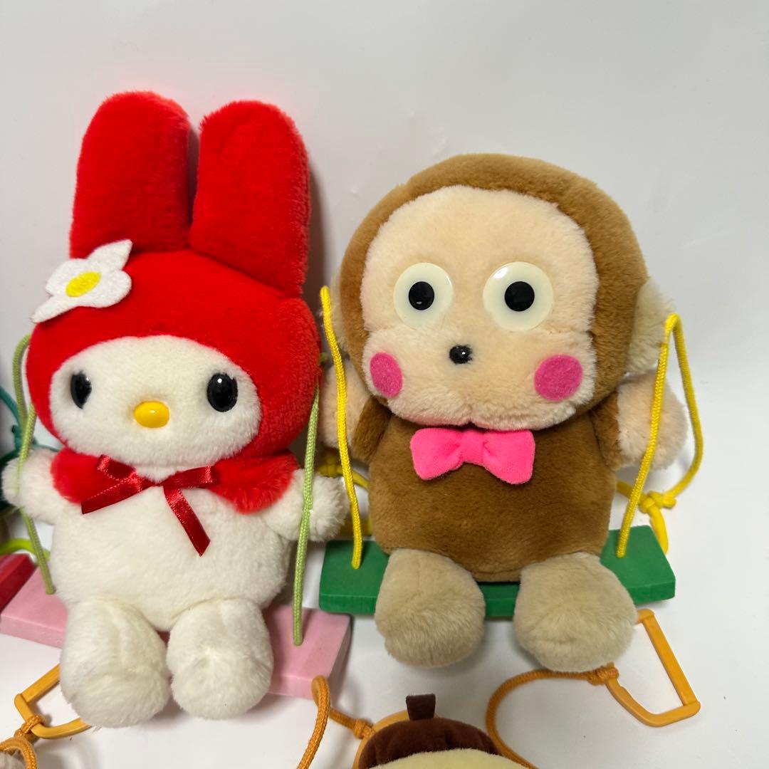 【極希少】Sanrio ぬいぐるみまとめ売り　キティ　ばつ丸くん　ブランコ