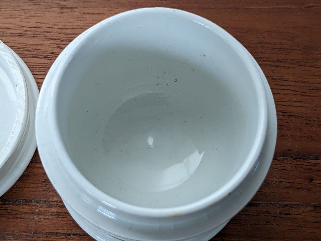 値下げ！ ヴィンテージ　1950s フォートナム&メイソン陶器キャビアポット