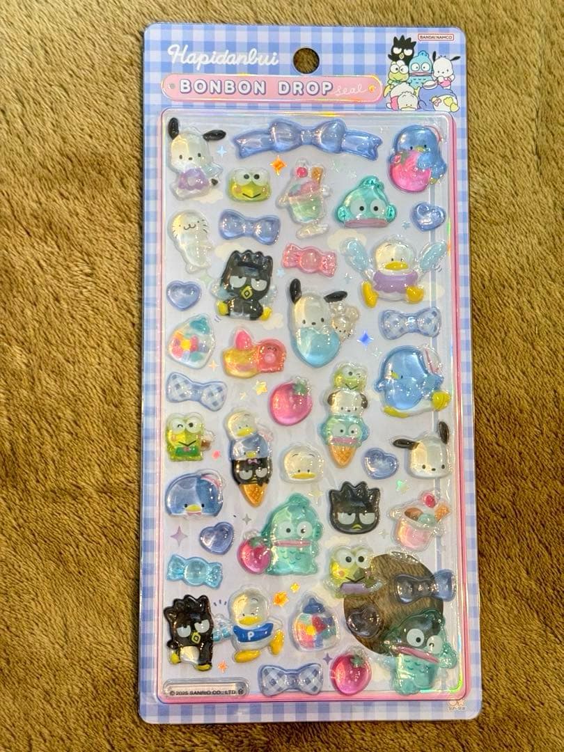 【クーリア正規品】ボンボンドロップシール サンリオ第２弾　8種セット