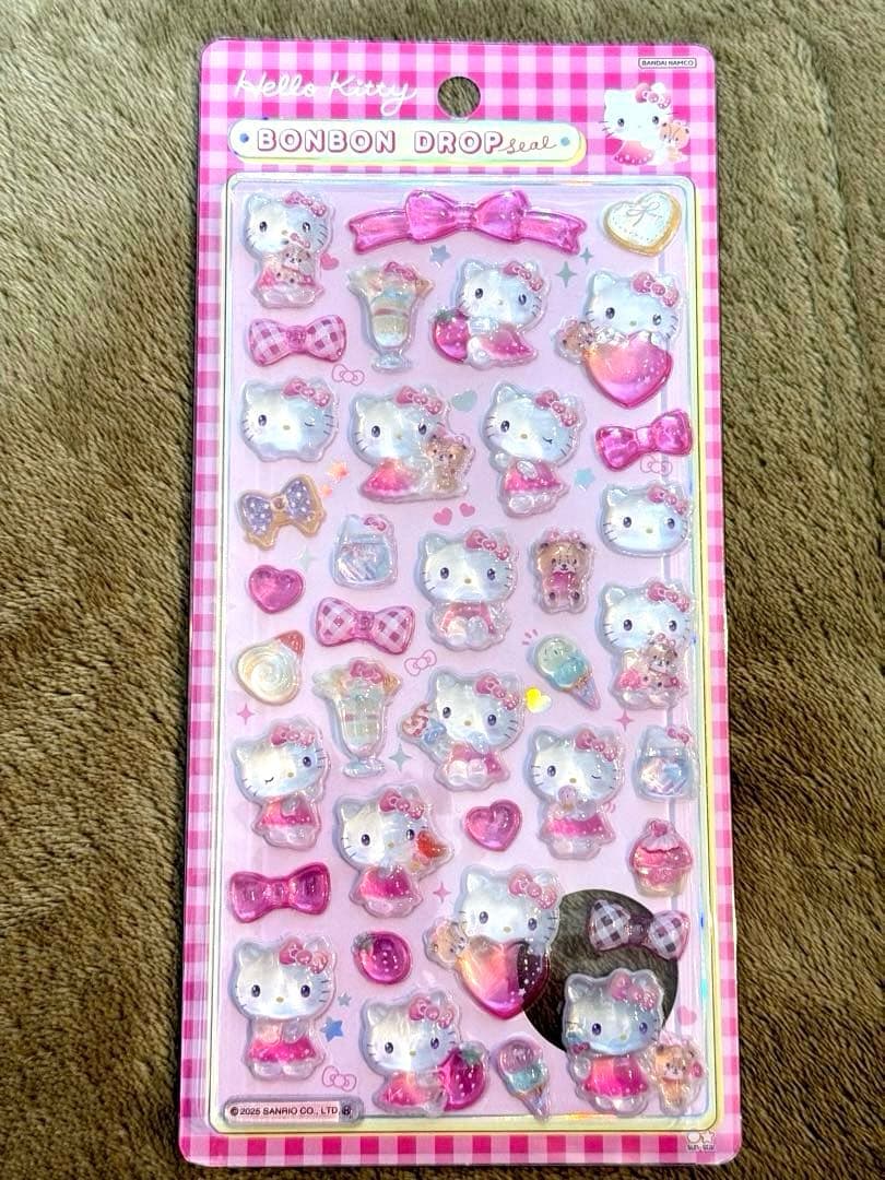 【クーリア正規品】ボンボンドロップシール サンリオ第２弾　8種セット