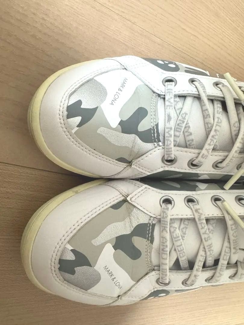 ★美品★マークアンドロナASICS カモフラージュ シューズ24.5cm