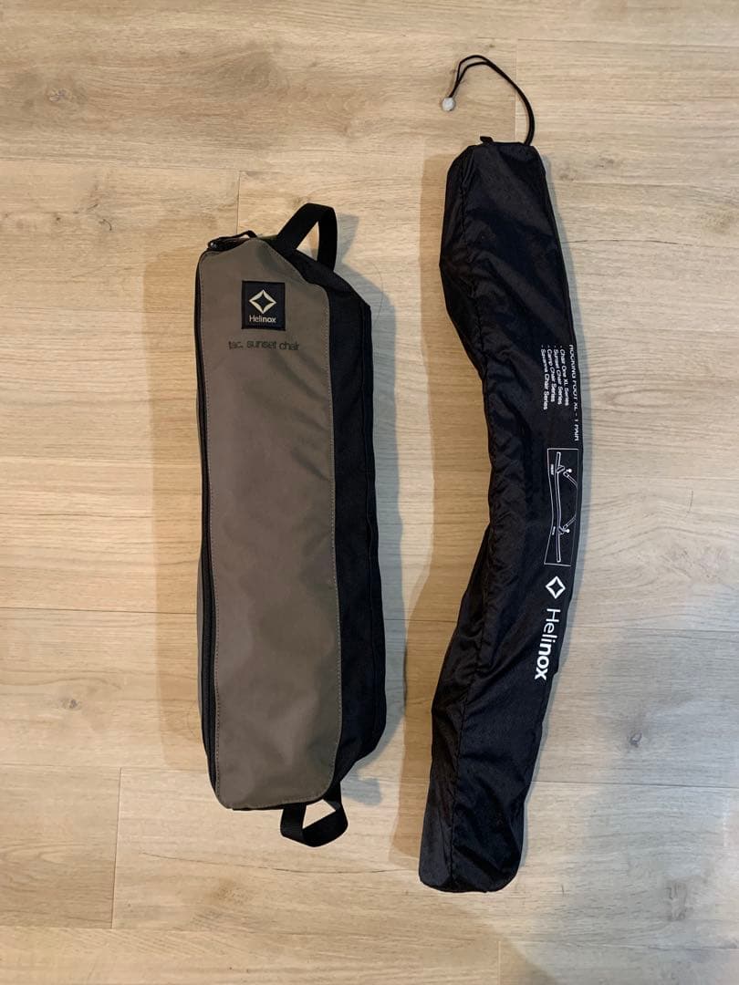 Helinox サンセットチェア A&F限定カーキ ロッキングフットセット