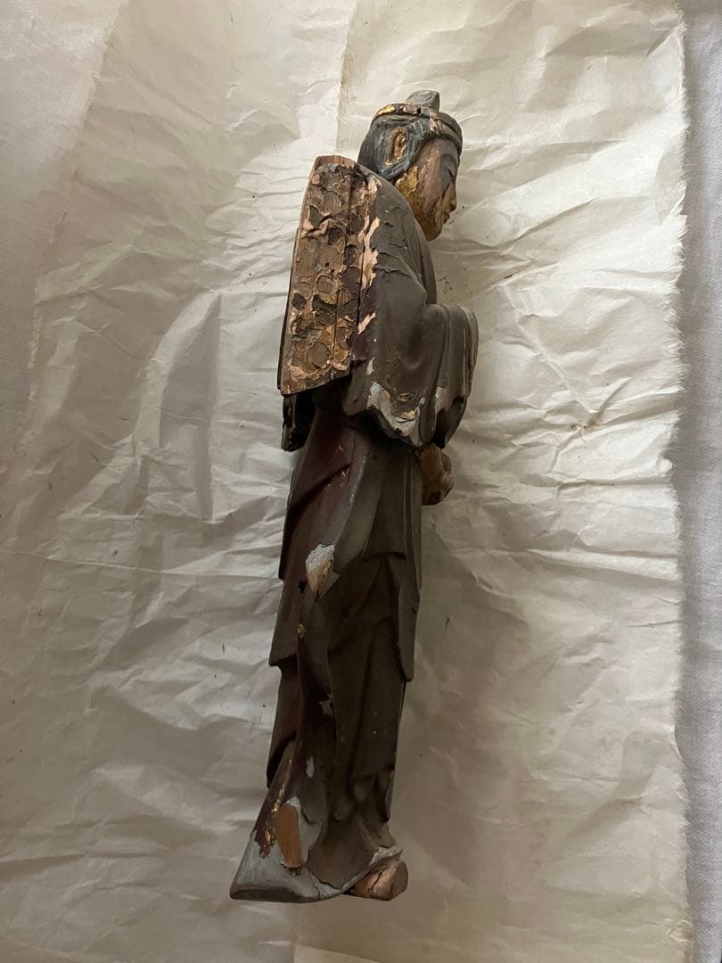 アンティーク　骨董　木彫　仏像　千手観音菩薩？　古美術