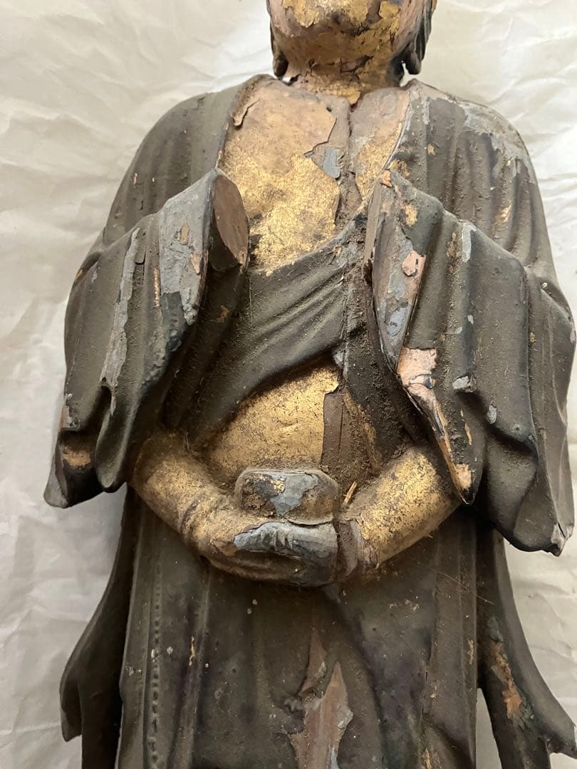 アンティーク　骨董　木彫　仏像　千手観音菩薩？　古美術