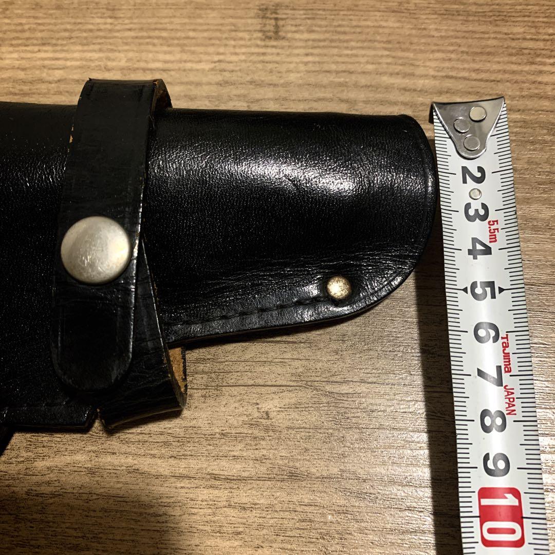 1980年代　国際産業　コクサイ　本革　ハンドガン用　レザーホルスター