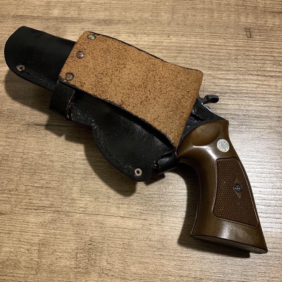 1980年代　国際産業　コクサイ　本革　ハンドガン用　レザーホルスター