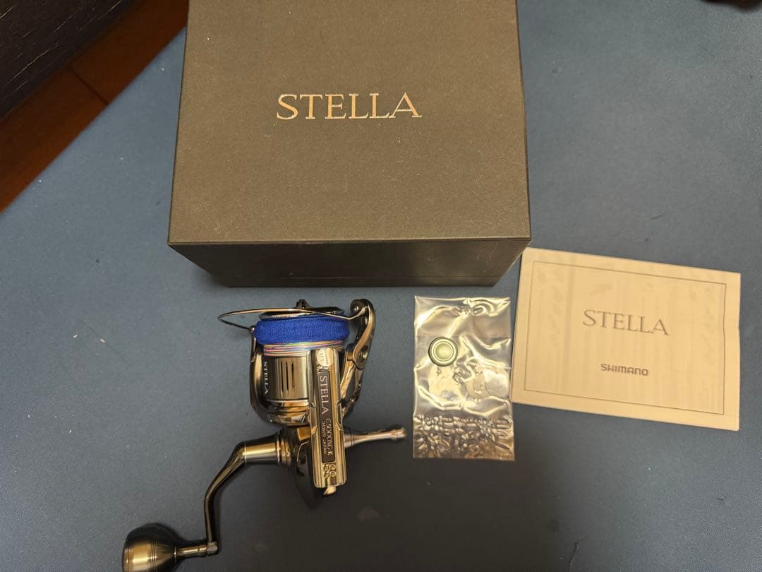 シマノ　22ステラC5000XG 夢屋リールスタンド付き