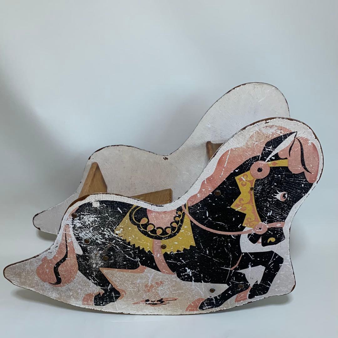 USAヴィンテージ　木製木馬